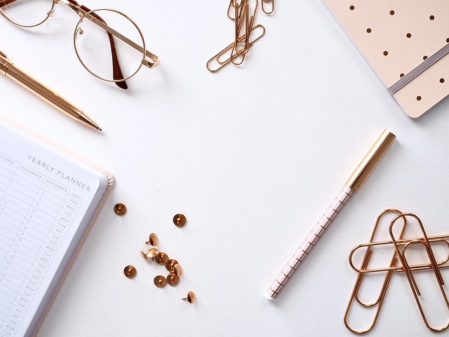 focused european professional reading personal development notes minimalist desk